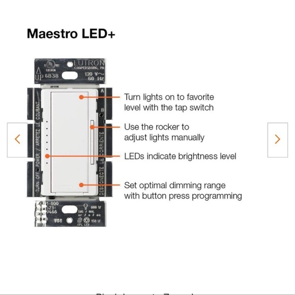 - Lutron led+ maestro multi location dimmer led 150 - Picture 4 of 9